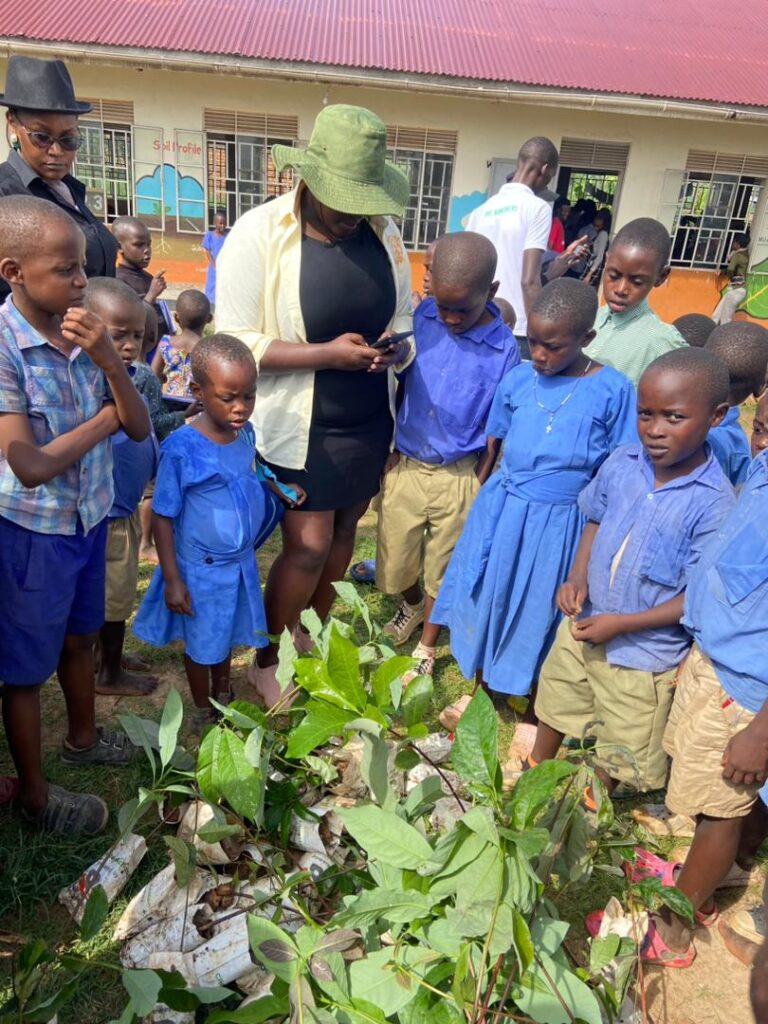 Pupils at Rwarire Ps